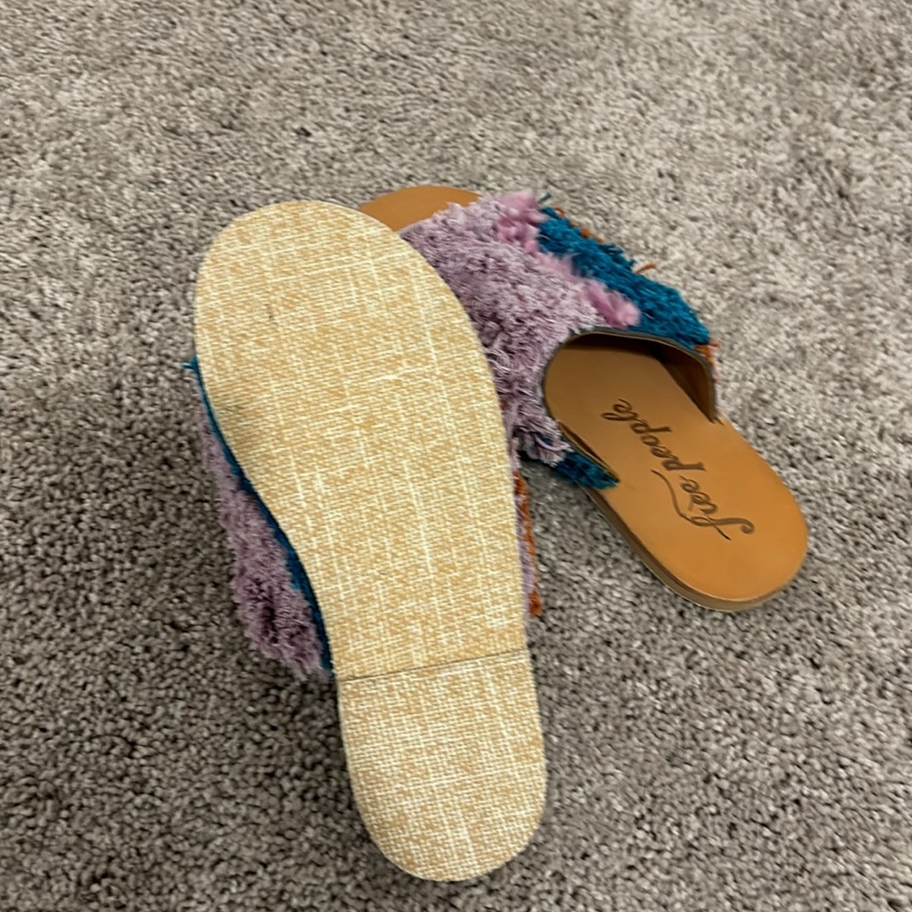 Free People Woven Mules Sandal Size 38.5 - Picture 5 of 7